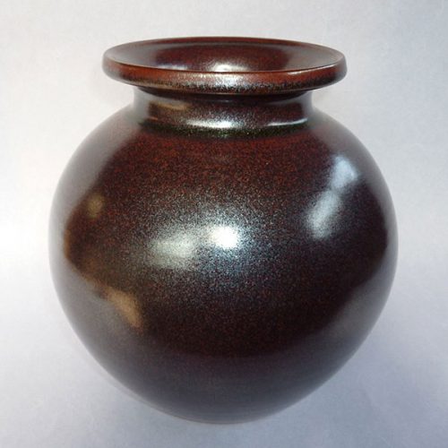 鉄釉花瓶